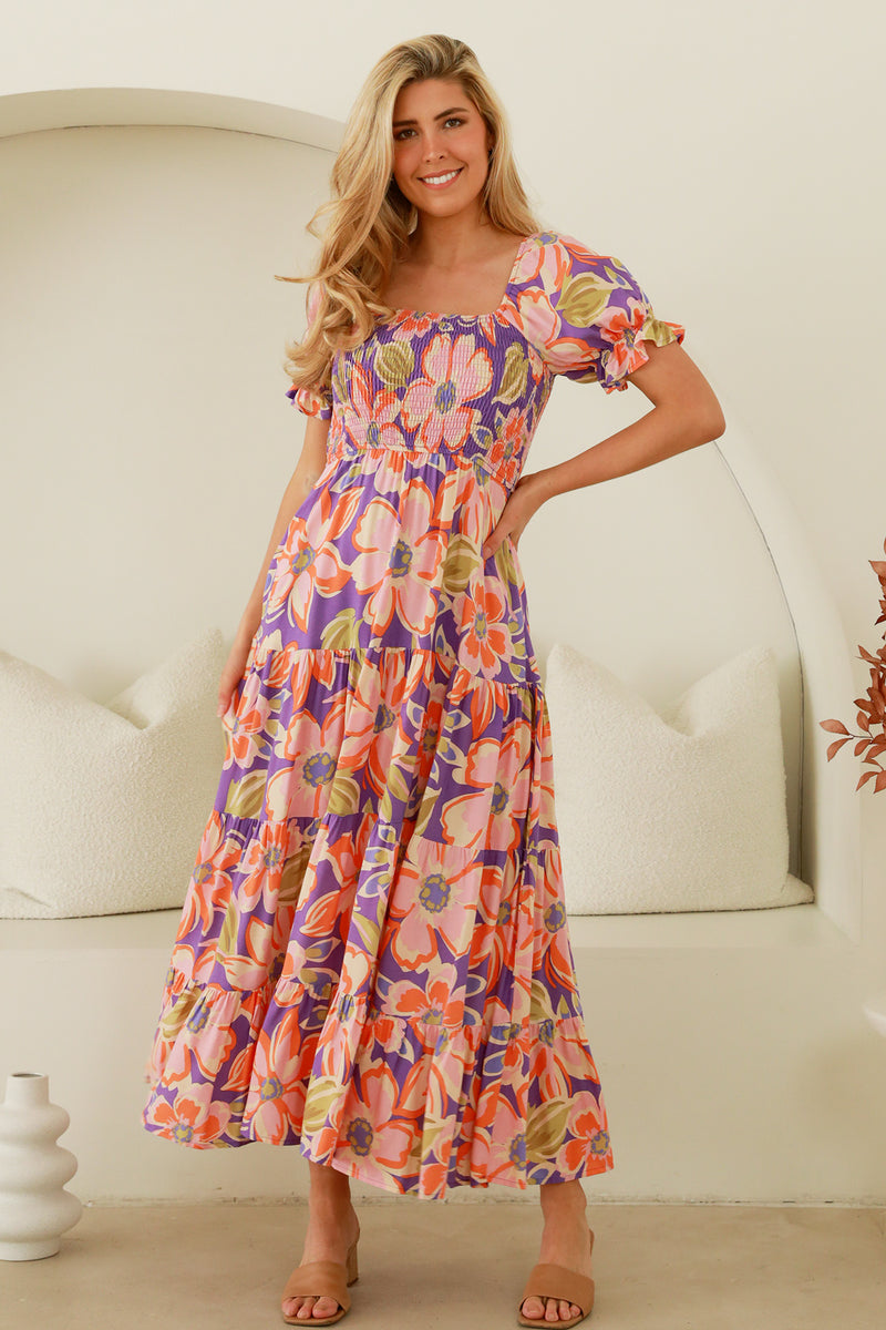 Mira Off-Shoulder Maxi Dress