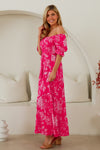 Winifred Off shoulder Maxi Dress