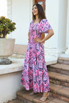 Sabrina Short Sleeves Maxi Dress