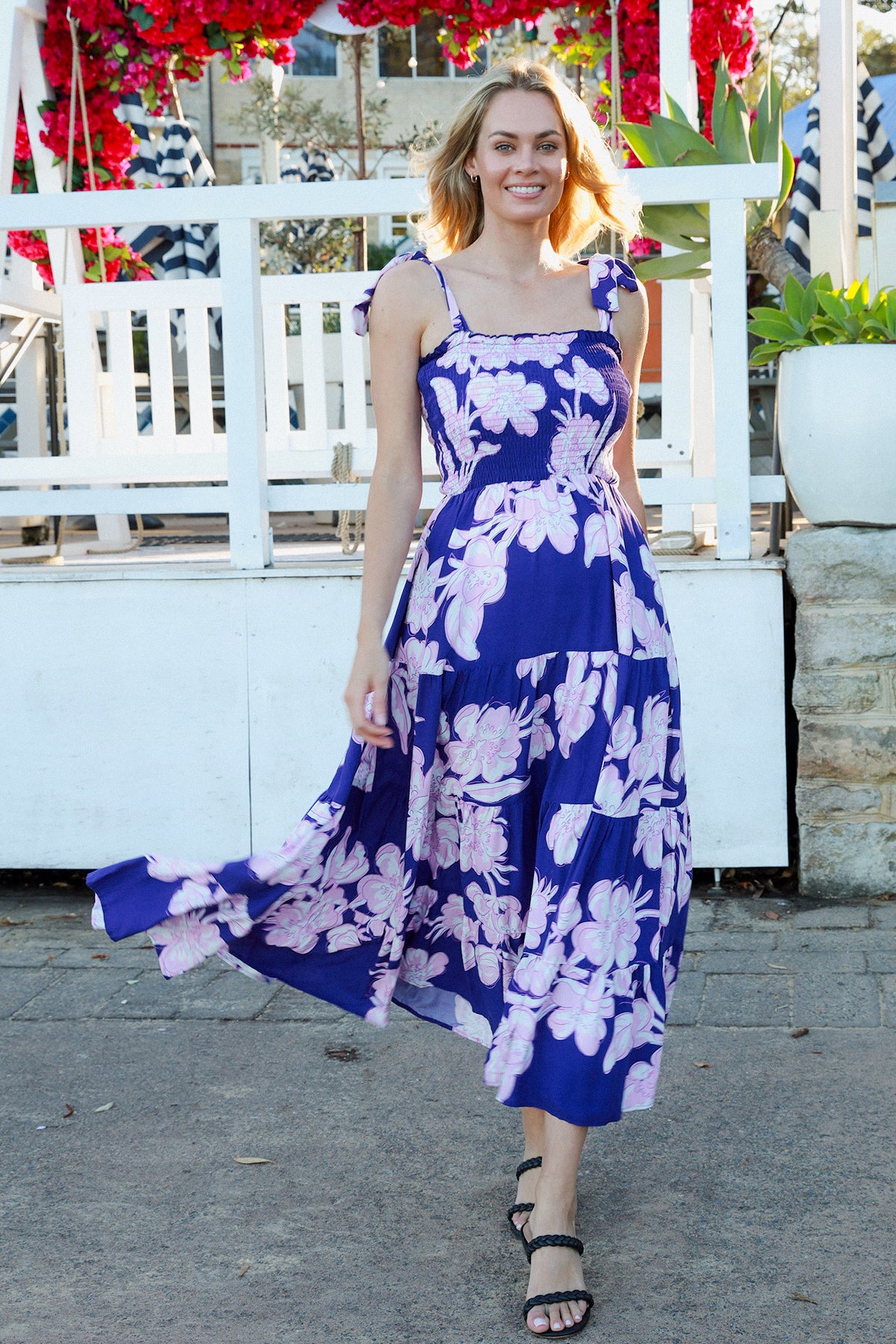Betty Purple Slip Maxi Dress