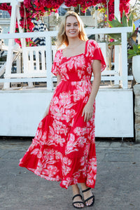 Juliette Betty Pink Maxi Dress