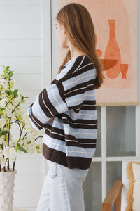 CA0395 BLUE/COFFEE