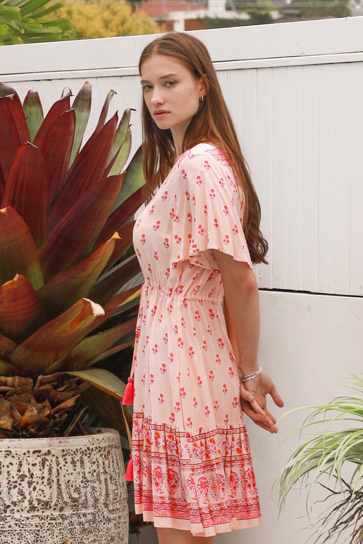 Wrenlee Pink Mini Dress