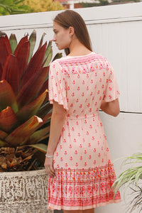 Wrenlee Pink Mini Dress