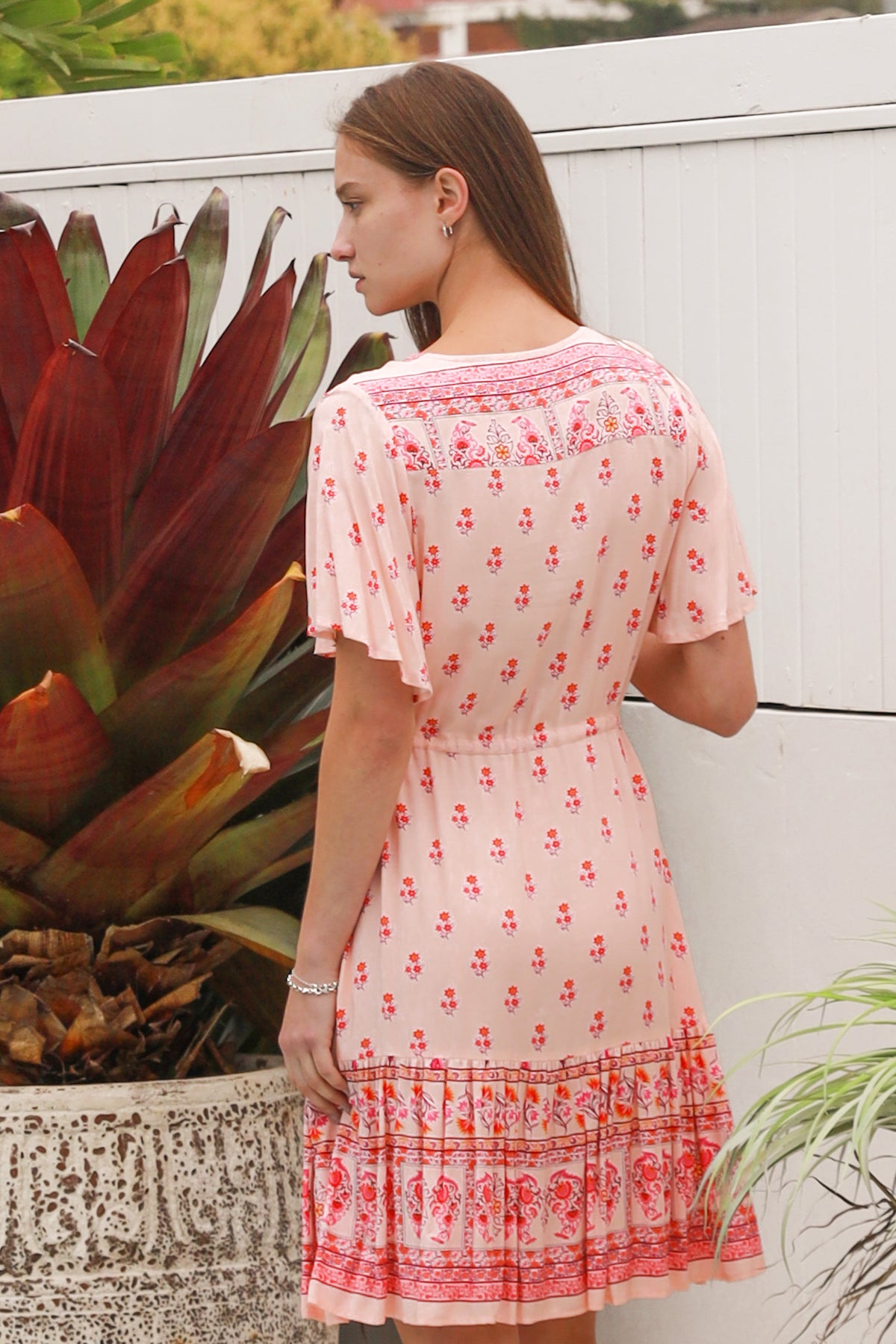 Wrenlee Pink Mini Dress