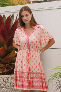 Wrenlee Pink Mini Dress