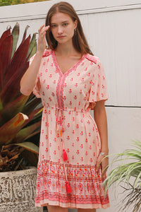 Wrenlee Pink Mini Dress