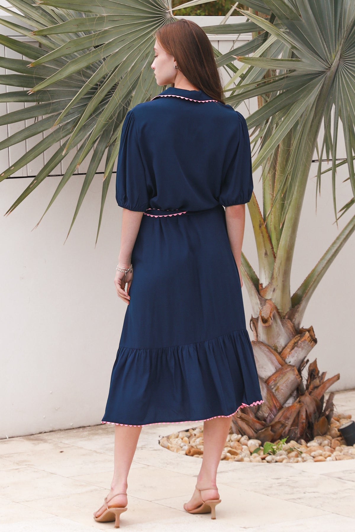 CP0160CH Rayon Midi Dress
