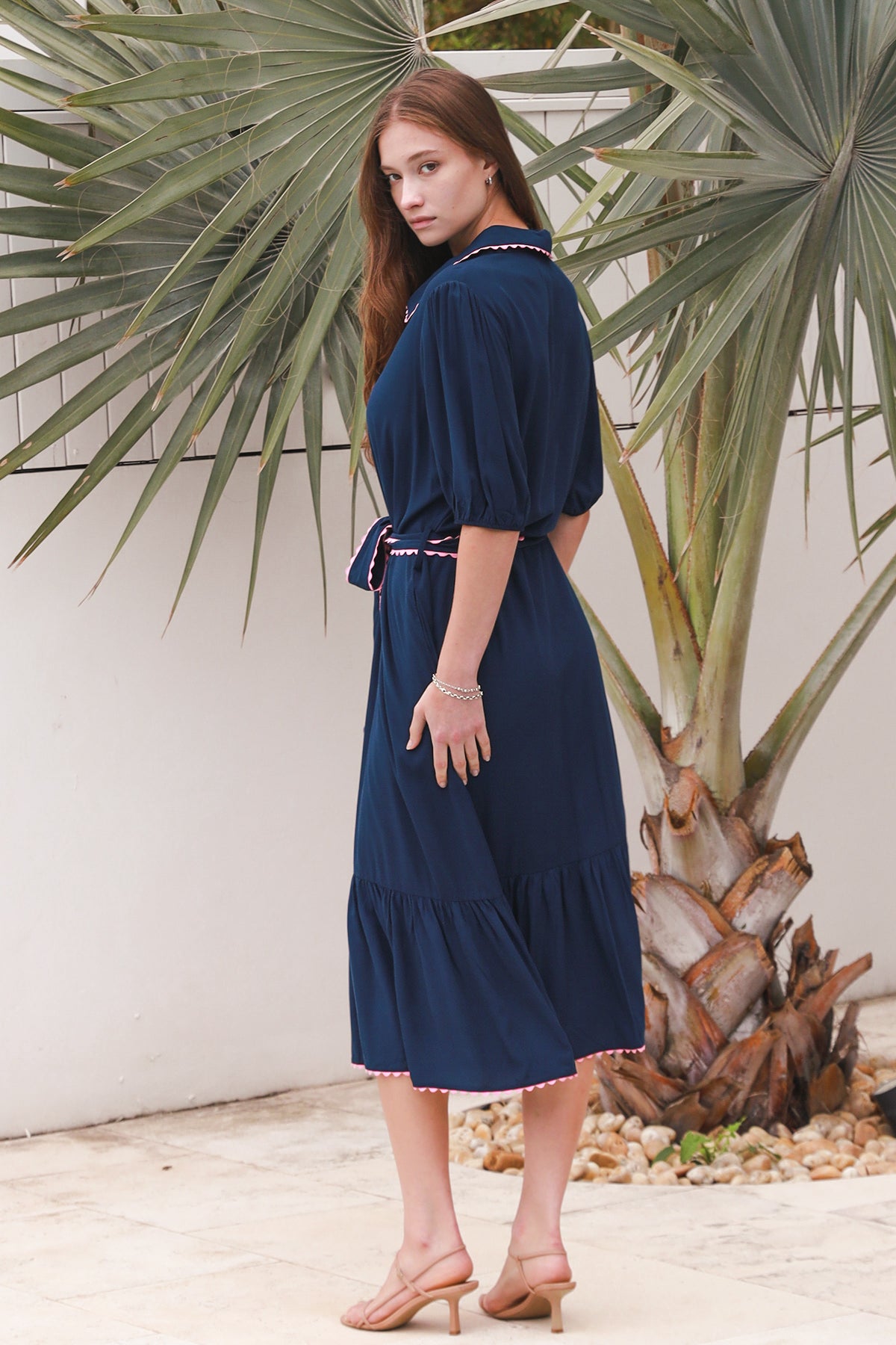 CP0160CH Rayon Midi Dress