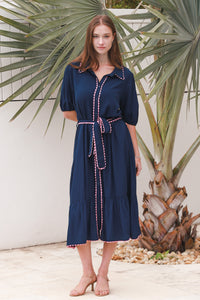 CP0160CH Rayon Midi Dress