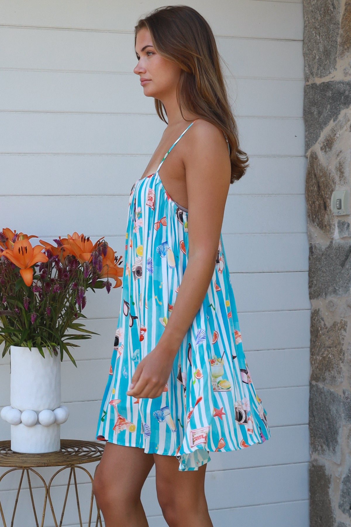 Edith Slip Mini Dress