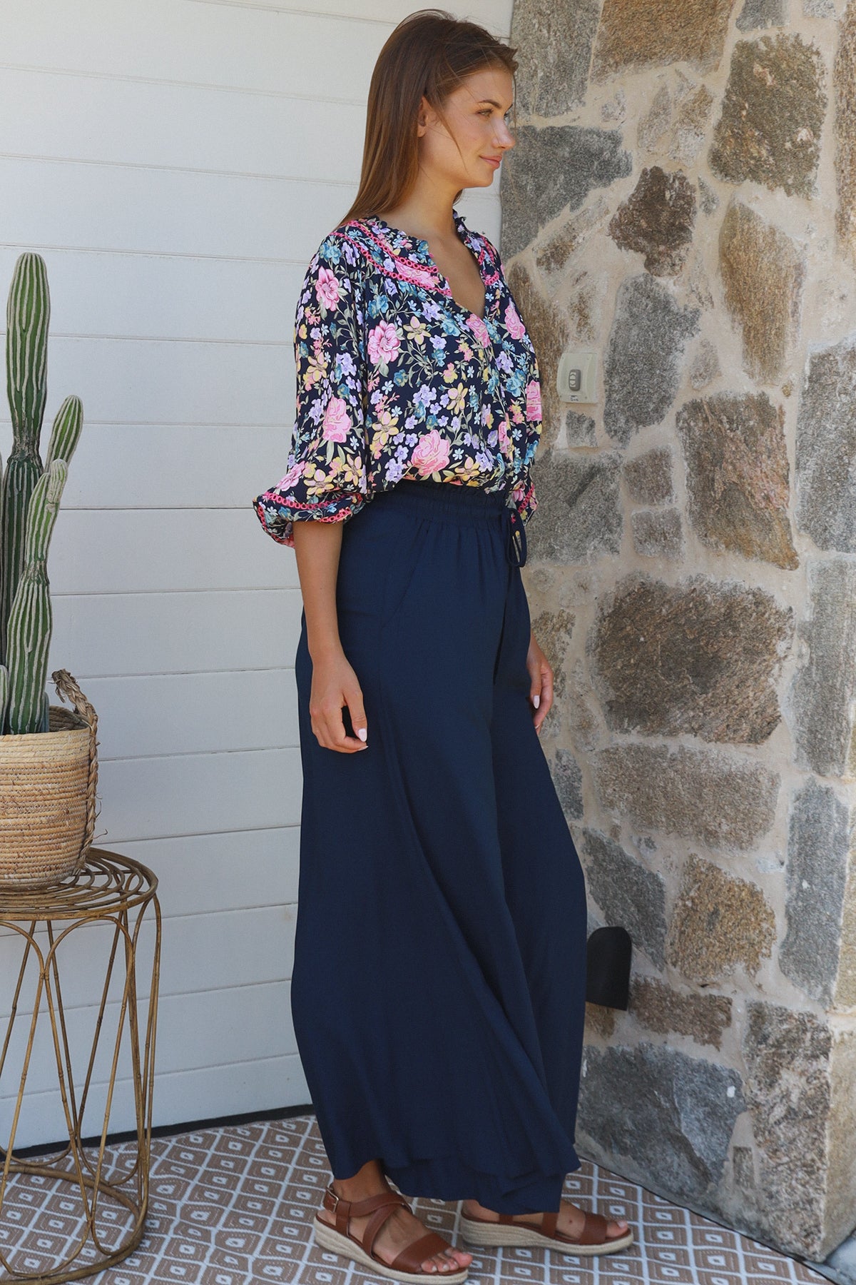 Esme Navy Pants