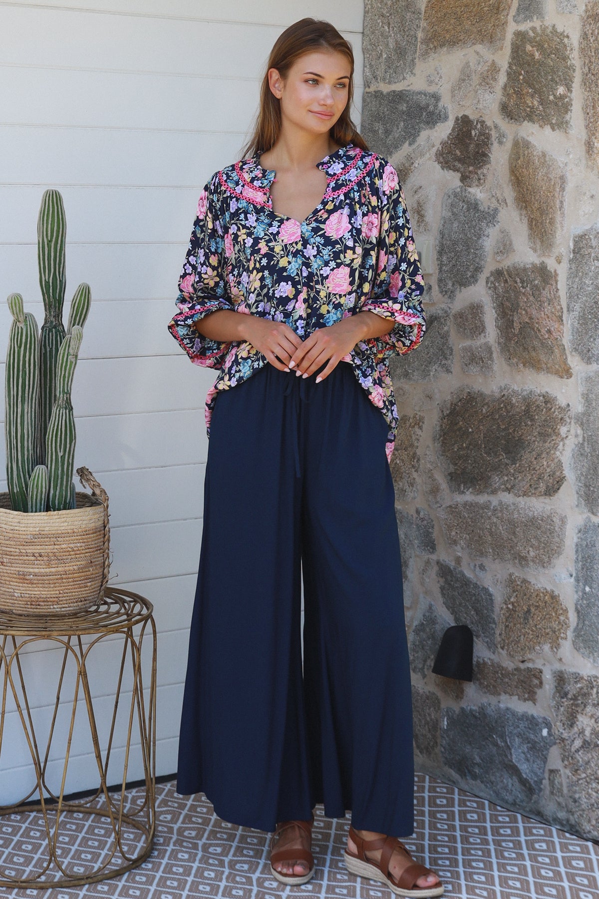 Esme Navy Pants