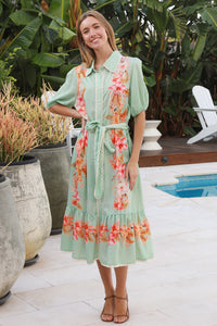 Floral 5 Midi Dress