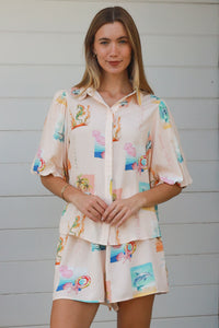 Ellie Cream Top