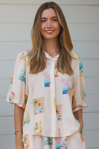 Ellie Cream Top