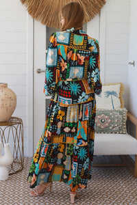 Hattie Black Maxi Dress