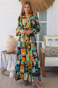 Hattie Black Maxi Dress