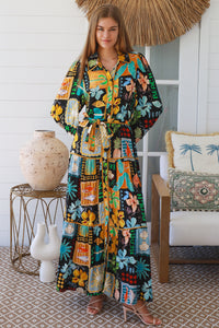 Hattie Black Maxi Dress
