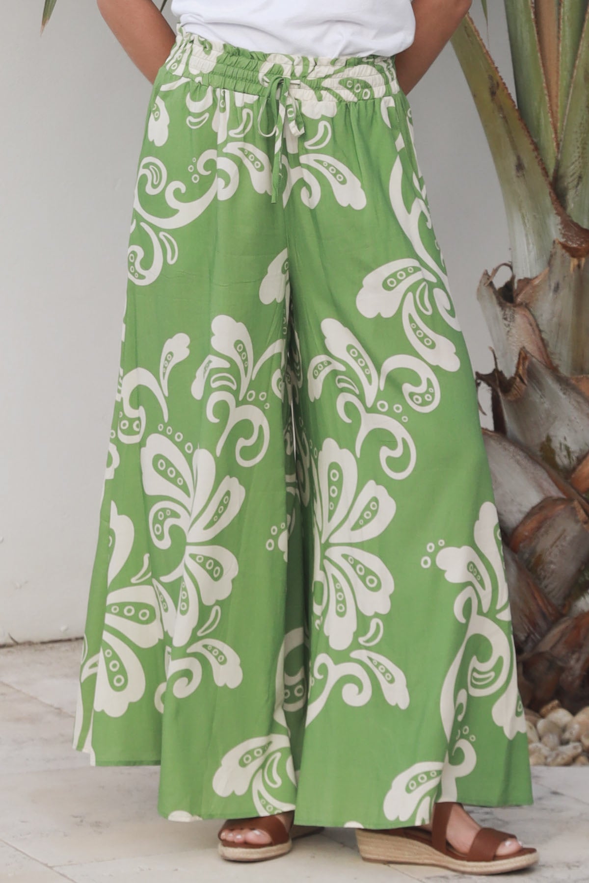 Talia Green Pants