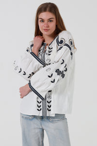 JL0001 Embroidered Top