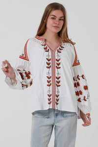 JL0002 Embroidered Top