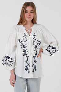 JL0003 Embroidered Top