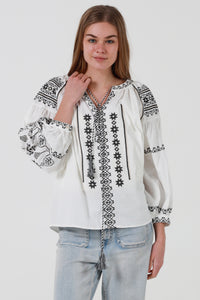 JL0005 Embroidered Top
