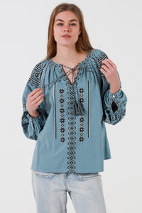 JL0006 Embroidered Top
