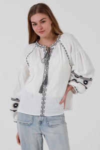 JL0007 Embroidered Top