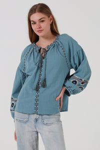 JL0008 Embroidered Top
