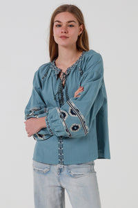 JL0008 Embroidered Top