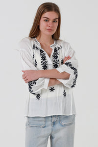JL0009 Embroidered Top