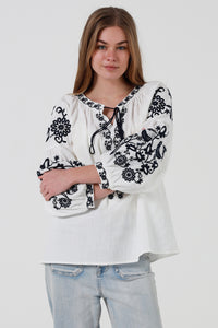 JL0011 Embroidered Top