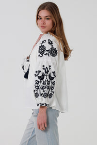 JL0011 Embroidered Top