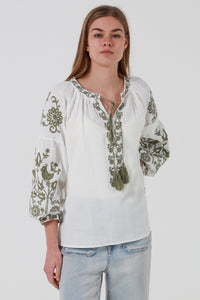 JL0012 Embroidered Top