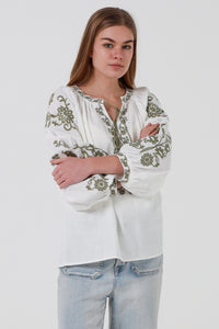 JL0012 Embroidered Top