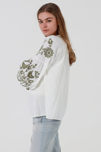 JL0012 Embroidered Top