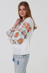 JL0013 Embroidered Top