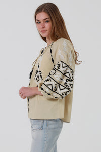 JL0016 Embroidered Top
