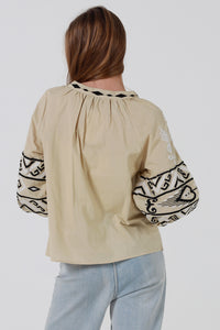JL0016 Embroidered Top