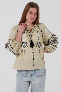 JL0016 Embroidered Top