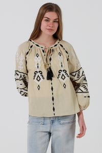 JL0016 Embroidered Top