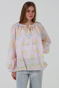 JL0017 Embroidered Top
