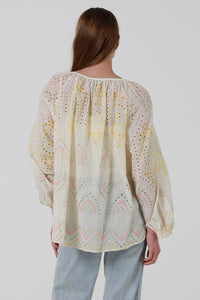 JL0018 Embroidered Top