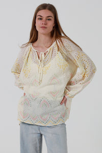 JL0018 Embroidered Top