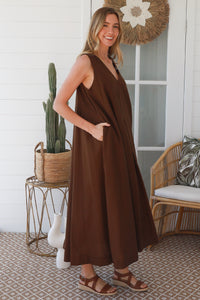 JL0019 Linen Blend Dress