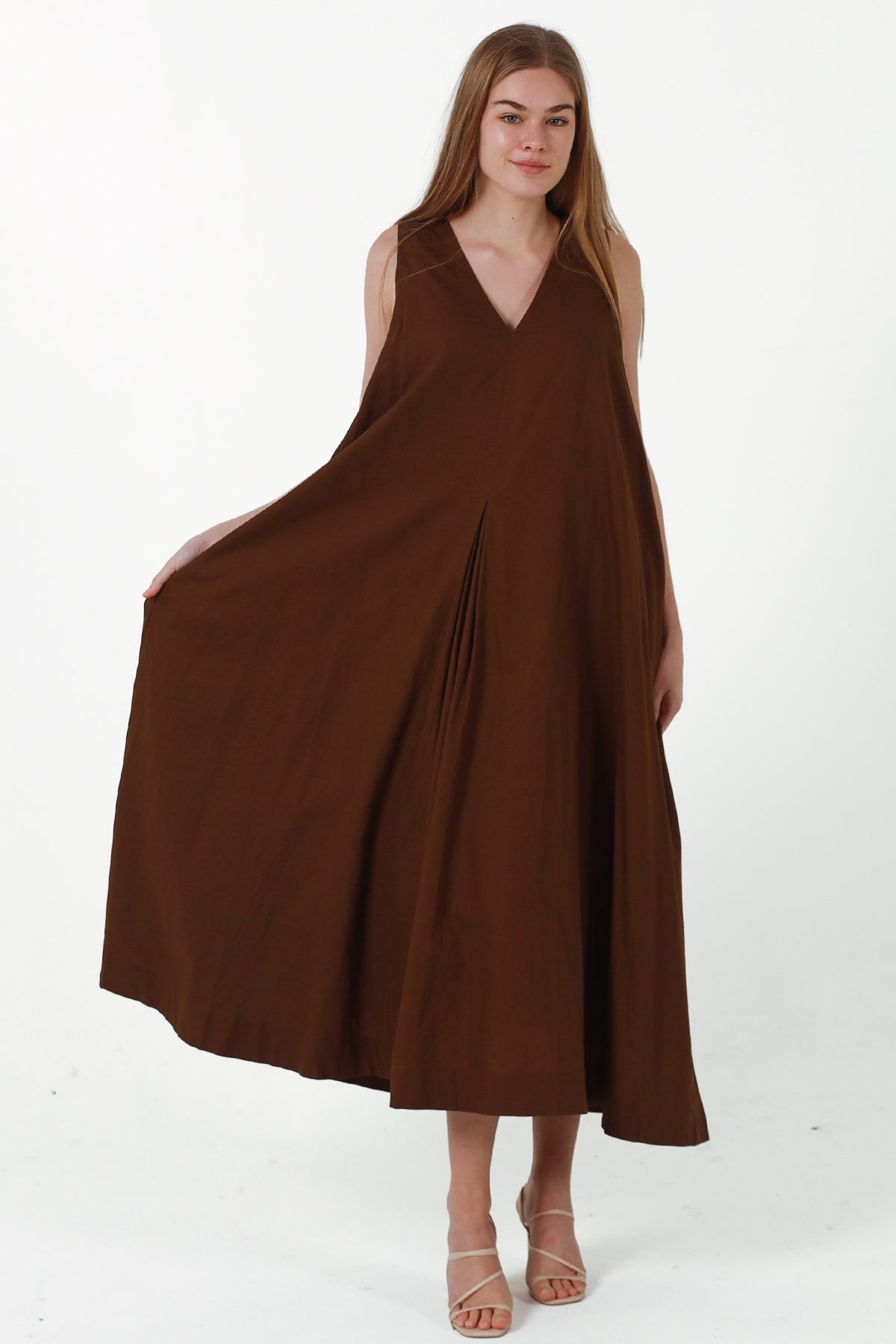 JL0019 Linen Blend Dress
