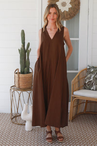 JL0019 Linen Blend Dress