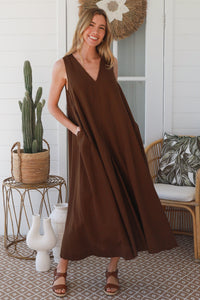 JL0019 Linen Blend Dress